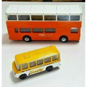 Vtg X2 BusEs Metrobus gM Hertz Mercedes 621cb7